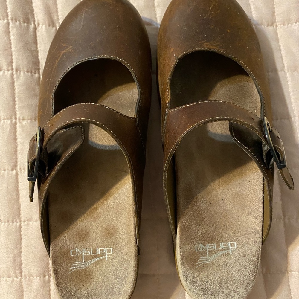 Dansko leather mules are sooo comfortable